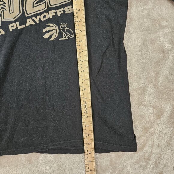 Octobers Very Own OVO Toronto Raptors 2022 NBA Playoffs T-Shirt Men's Sz M Black - Picture 4 of 10